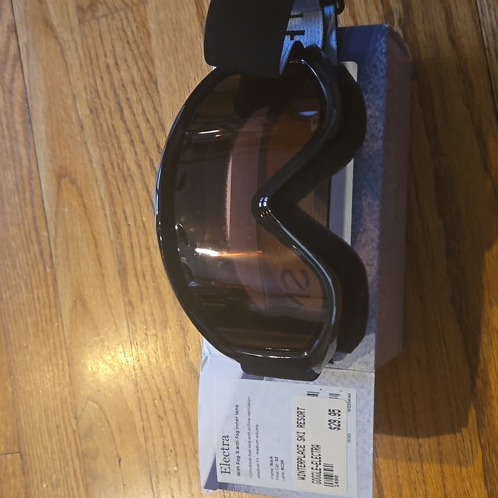 Black Ski Goggles